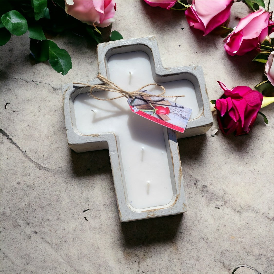 Rose Petal Cross