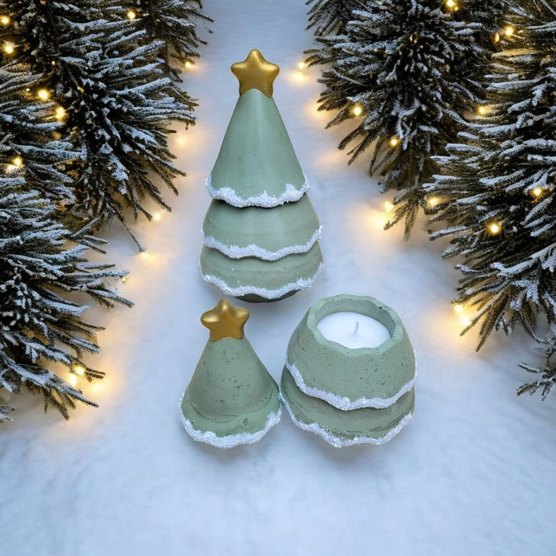 Christmas Tree Candle Decoration